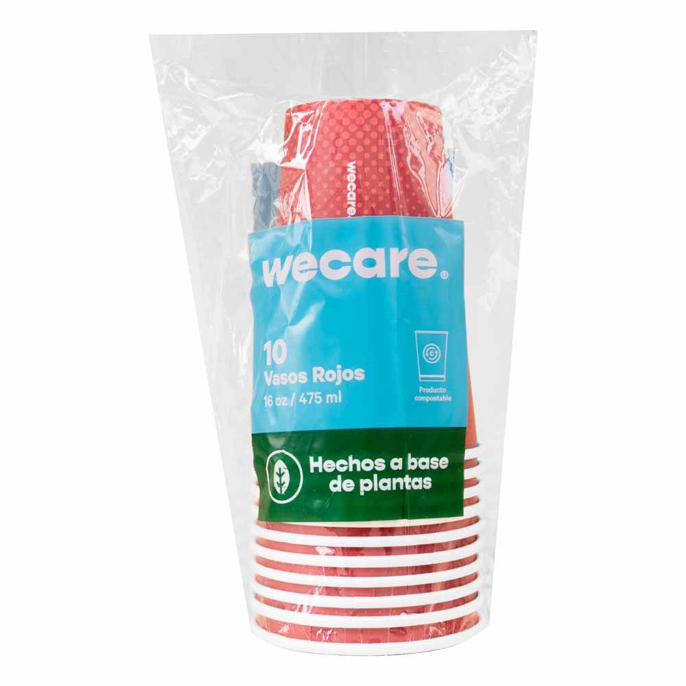 We care vasos compostables (pack 10 piezas)