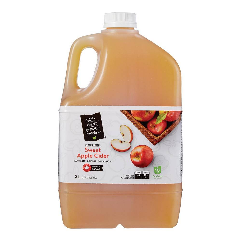 Your Fresh Market Sweet Apple Cider (3 L)