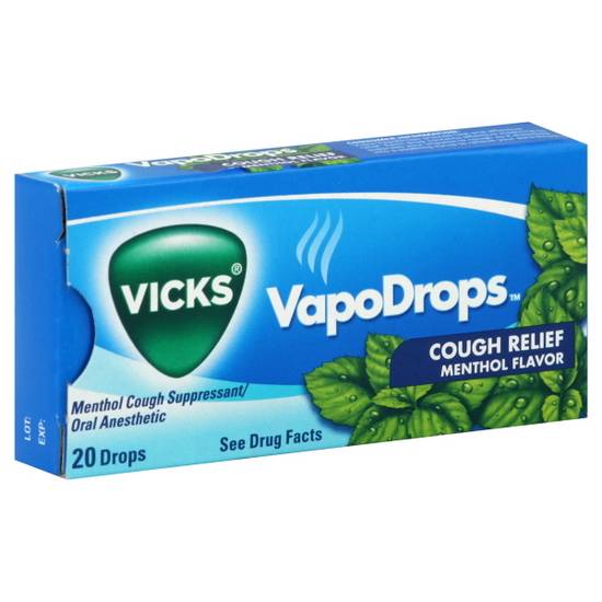Vicks Menthol Flavor Cough Suppressant/Oral Anesthetic (20 ct)