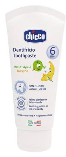 Pasta Dentífrica Maçã-Banana + 6 Meses Chicco emb. 50 ml