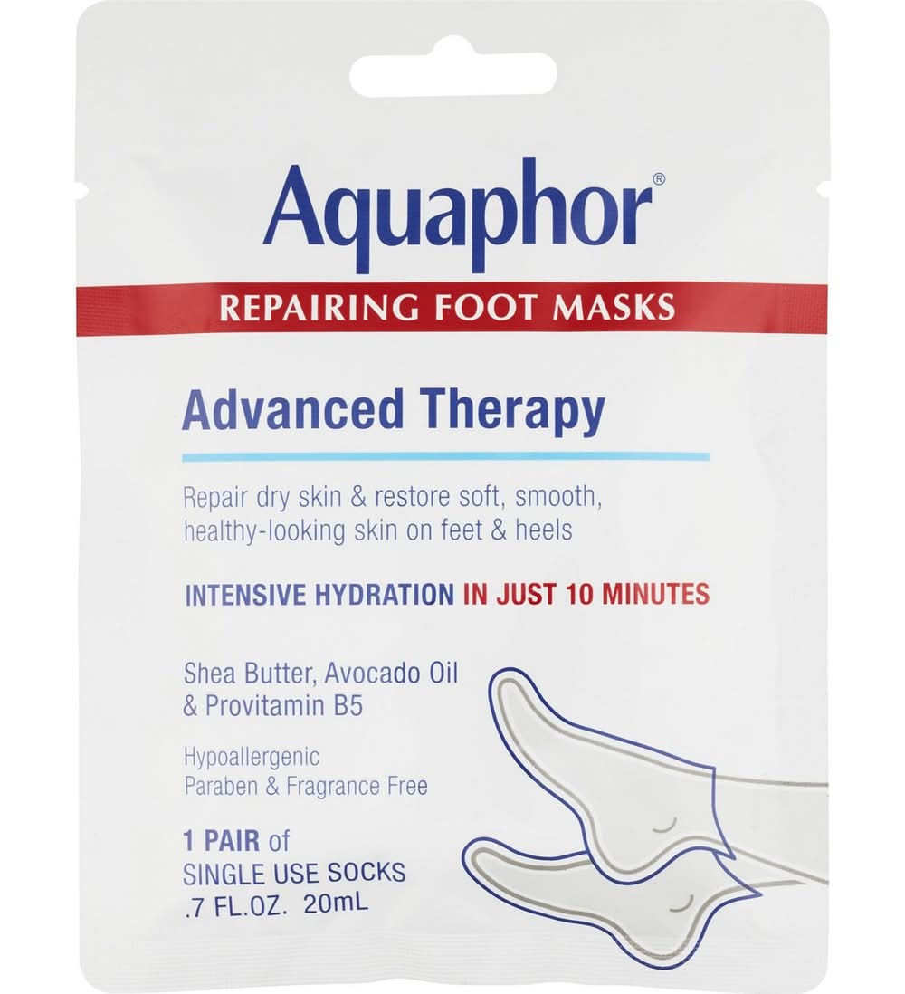 Aquaphor Repairing Foot Masks (0.7 fl oz)