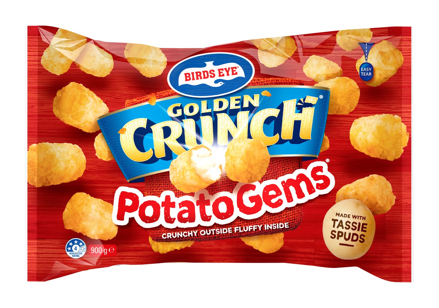 Birds Eye Golden Crunch Potato Gems (900g)