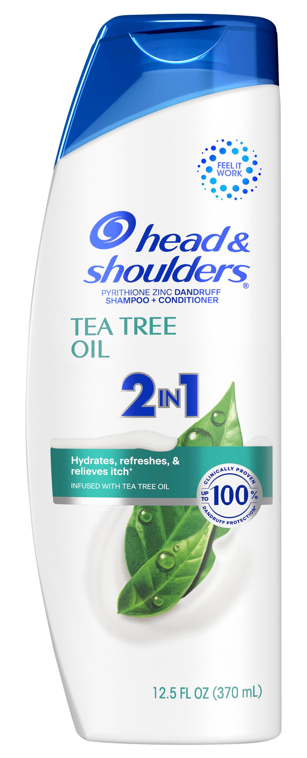 Head & Shoulders Tea Tree Oil 2 in 1 Dandruff Shampoo and Conditioner (12.5 fl oz)