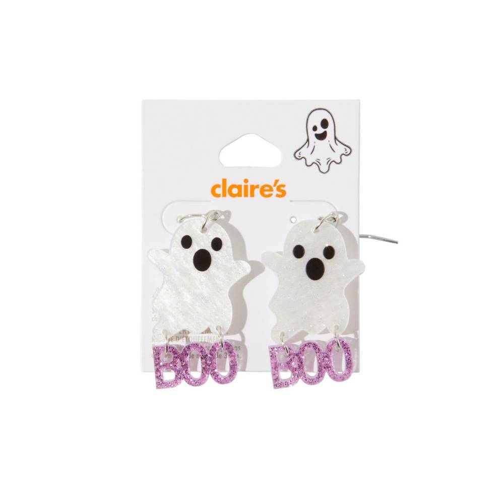 Claire'S Halloween Ghost Earrings