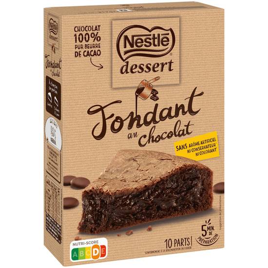 Nestlé - Dessert préparation gâteau fondant chocolat