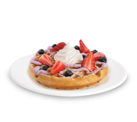 Philly Blueberry Cream Cheese Waffle
