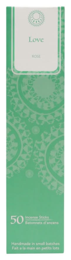 Elegant Expressions Aromatherapy Heart Incense Sticks, Jasmine, 10 in (50 ct)