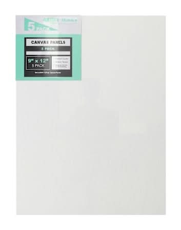 9in X 12in Premium Quality Canvas 5-Count