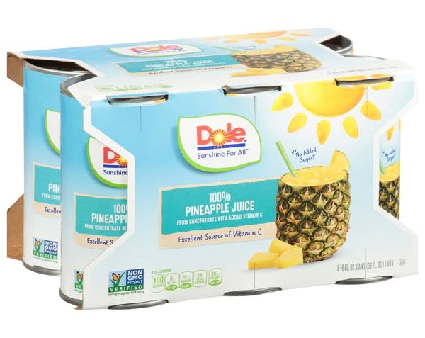 Dole , 100% Pineapple Juice