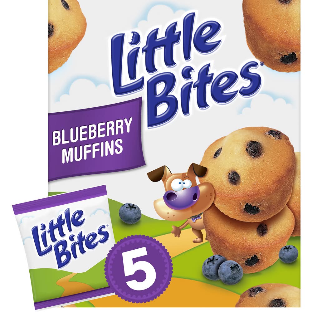 Entenmann's Little Bites Mini Muffins, Blueberry (5 x 4 ct)