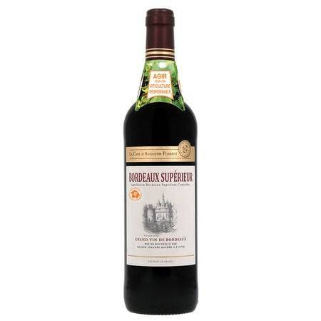 Vin Rouge  Bordeaux AOP Bordeaux Supérieur La Cave d'Augustin Florent - La bouteille de 75cL