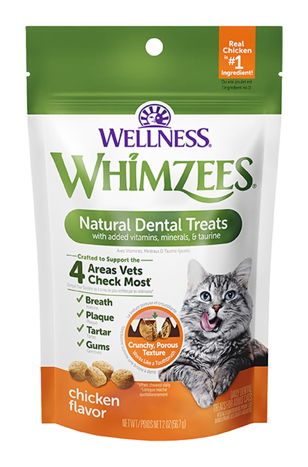 Whimzees Dental Cat Treat Chicken (Size: 2 Oz)