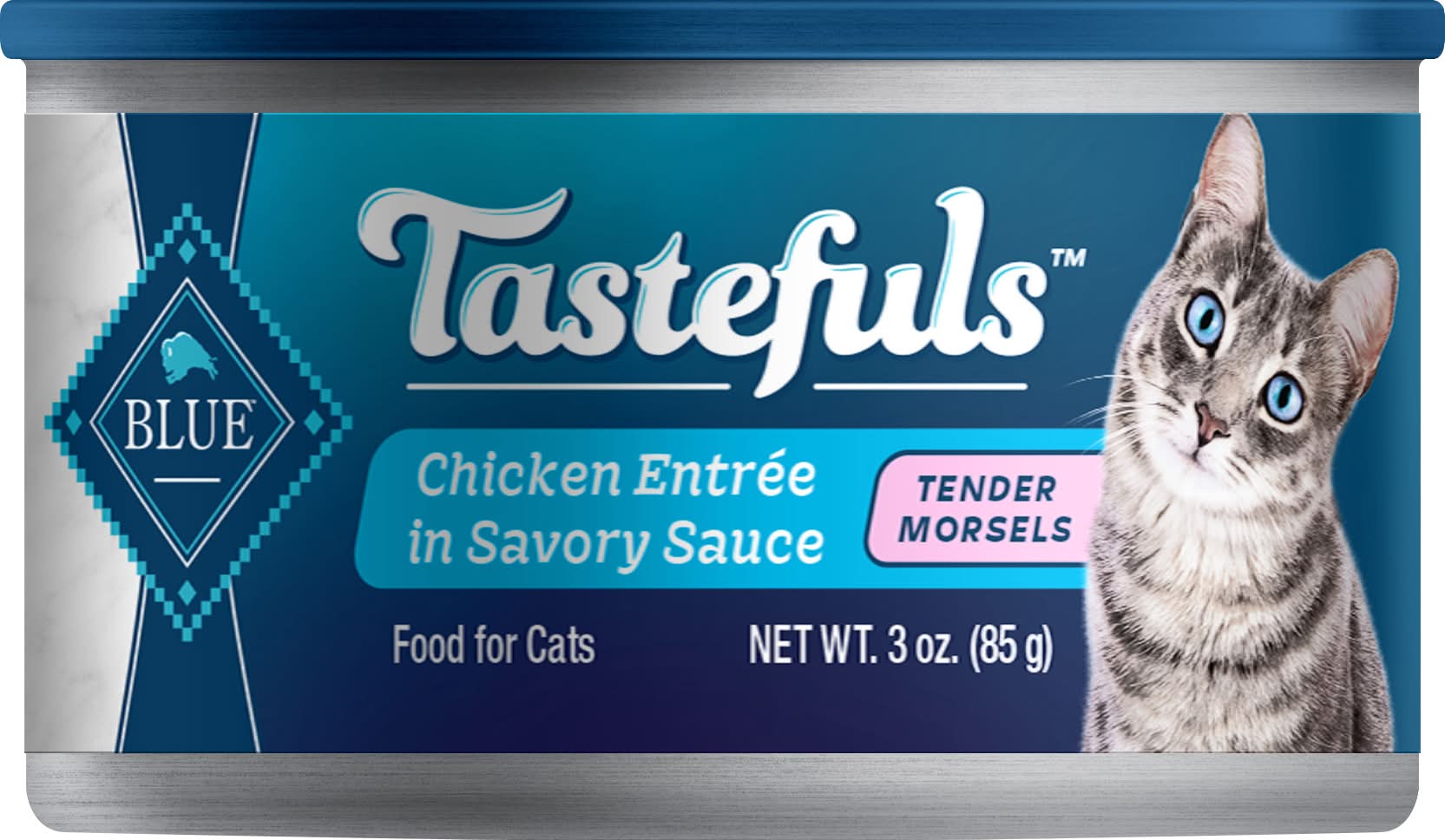 Blue Buffalo Tastefuls Chicken in Savory Sauce Cat Food (3 oz)