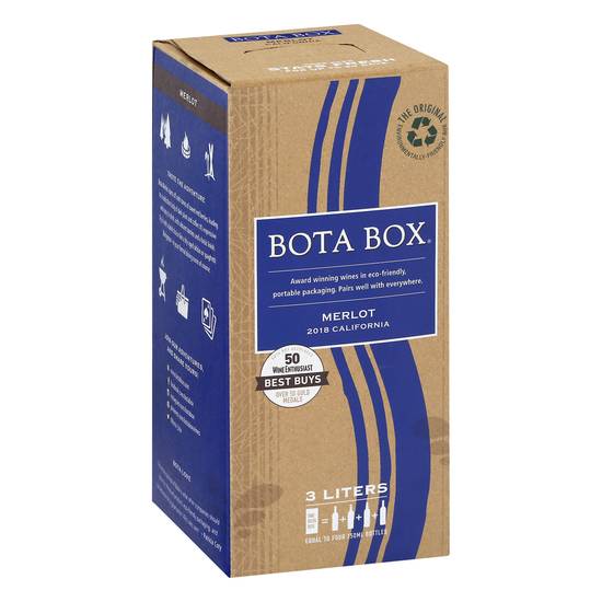 Bota Box California Merlot Wine 2018 (3 L)