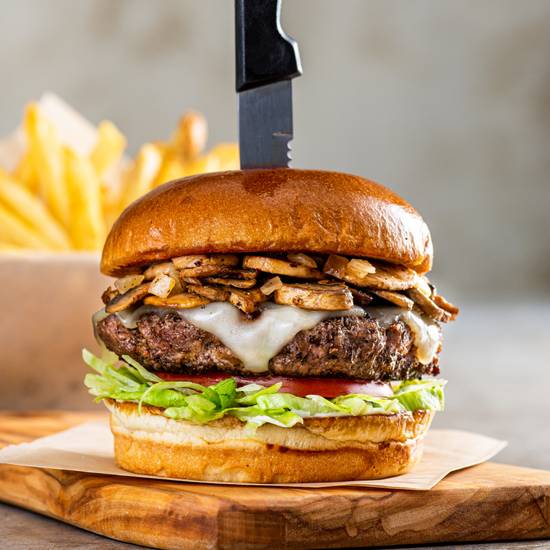 Big Mushroom Cheese Burger