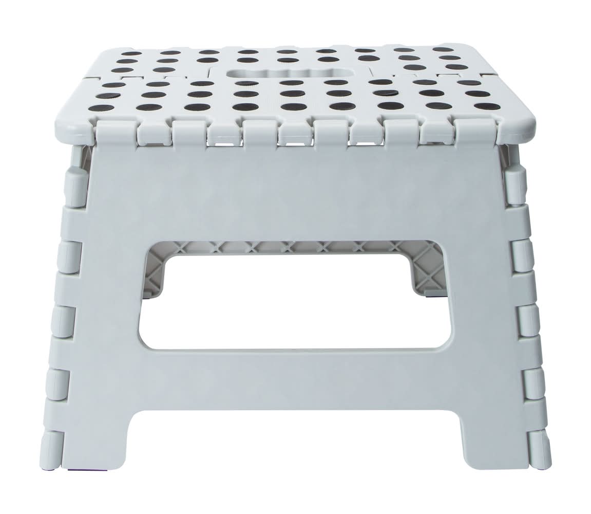 Folding Step Stool White