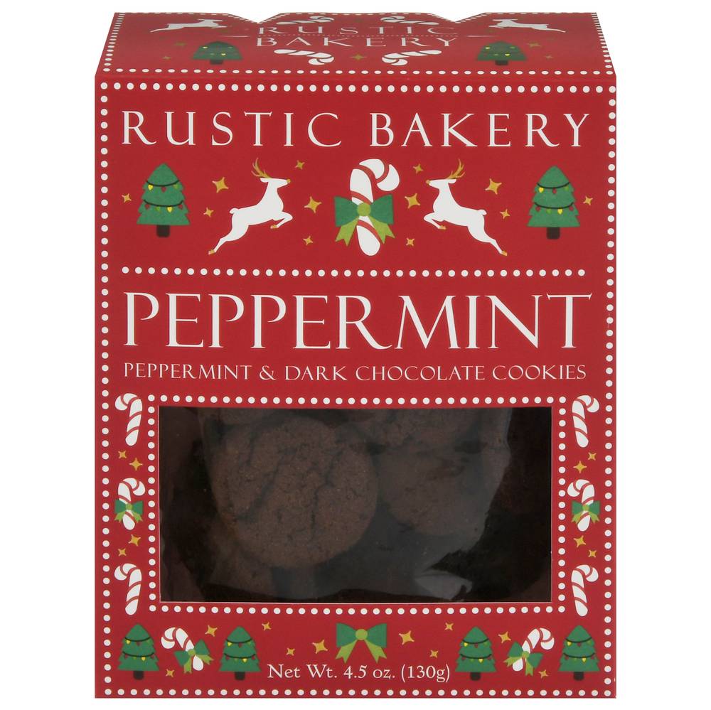 Rustic Bakery Peppermint & Dark Chocolate Cookies (4 oz)