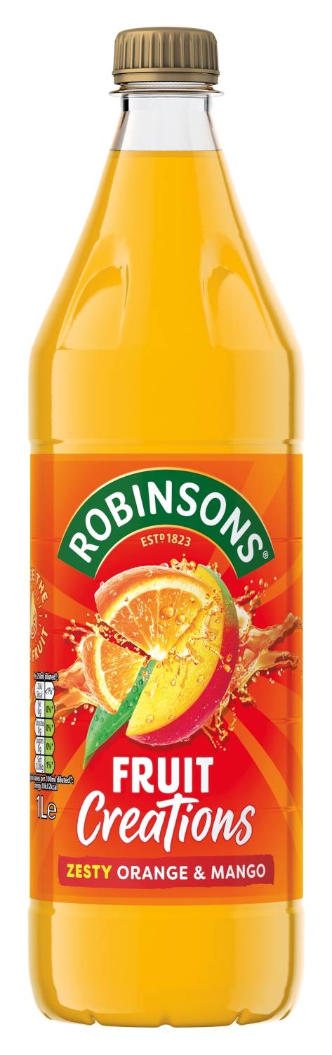 Robinsons Fruit Creations Zesty Orange & Mango 1L