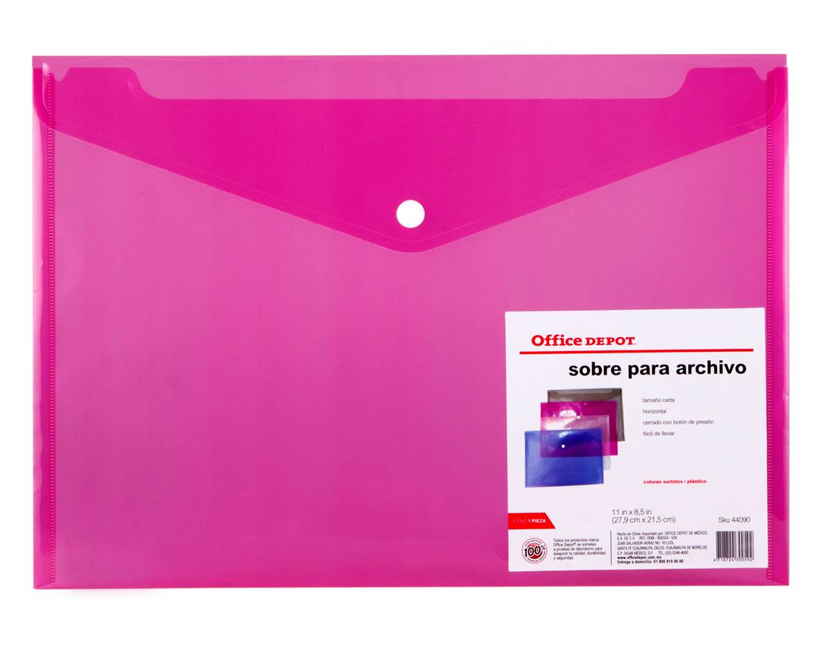 Office Depot · Sobre para archivo