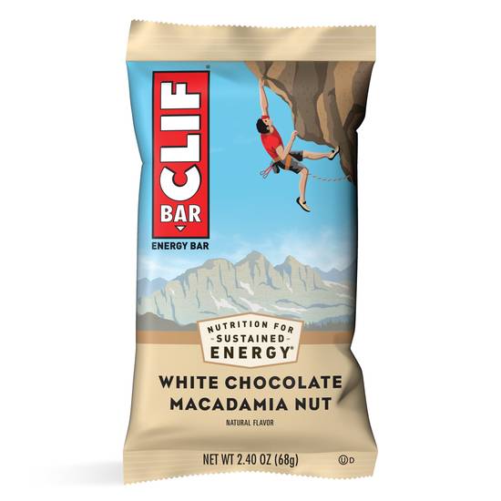 Clif Bar Energy Bar, White Chocolate Macadamia Nut, 2.4 oz