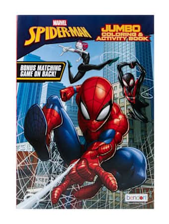 Licensed Jumbo Coloring & Activity Book Spider-Man