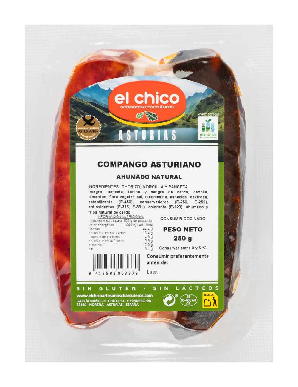 Compango asturiano ahumado · El Chico (250 g)
