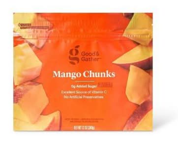 Good & Gather Frozen Mango Fruit Chunks (12 oz)