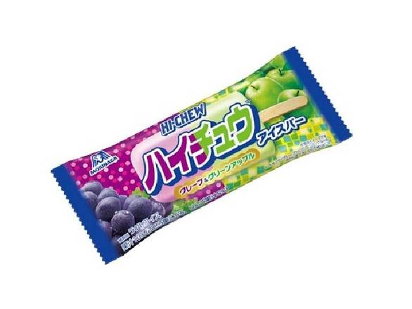森永牛乳 ハイチュウアイスバー グレープ＆グリーンアップル