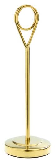 Celebrate It Table Number Stands, 6 in, Gold (8 ct)