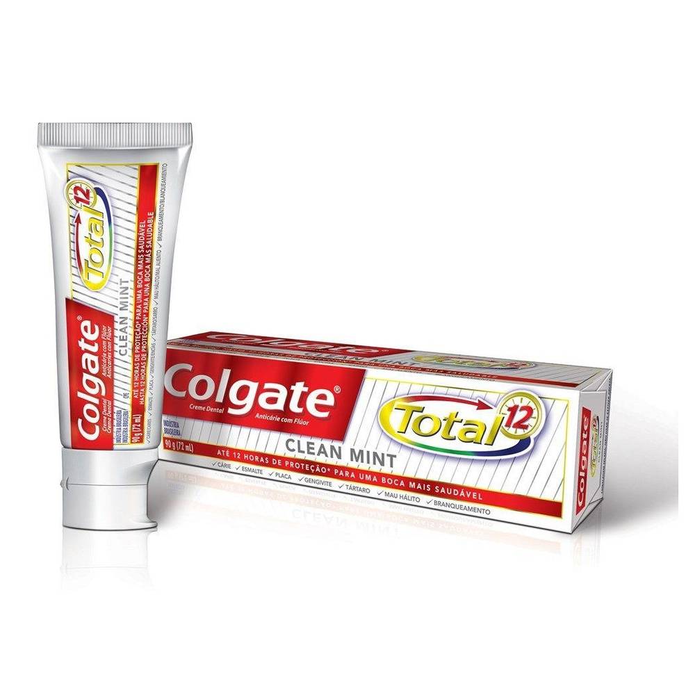 Colgate creme dental total 12 clean mint (90 g)