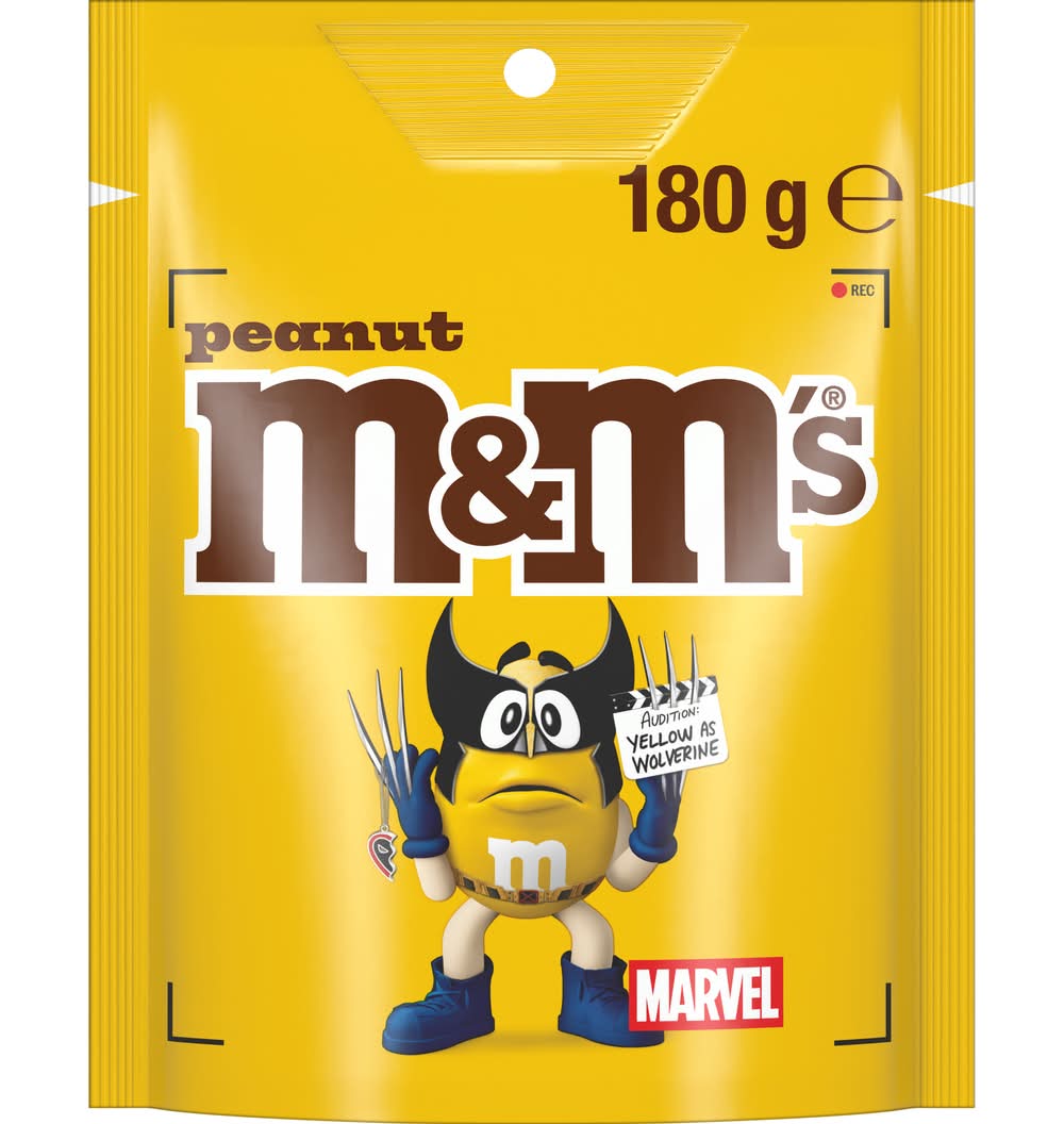 M&M's Milk Chocolate Covered Peanuts (180g)