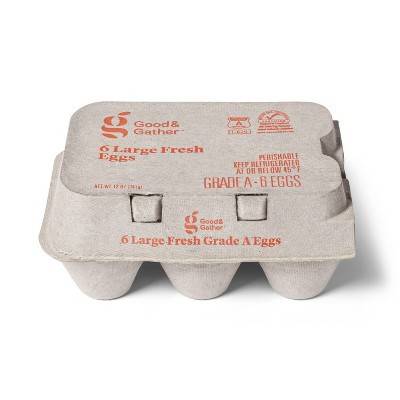 Good & Gather Grade a Large Eggs (6 ct)