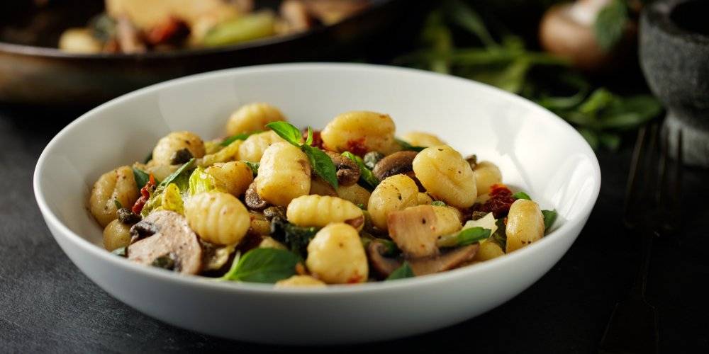 Gnocchi sauce forestiére