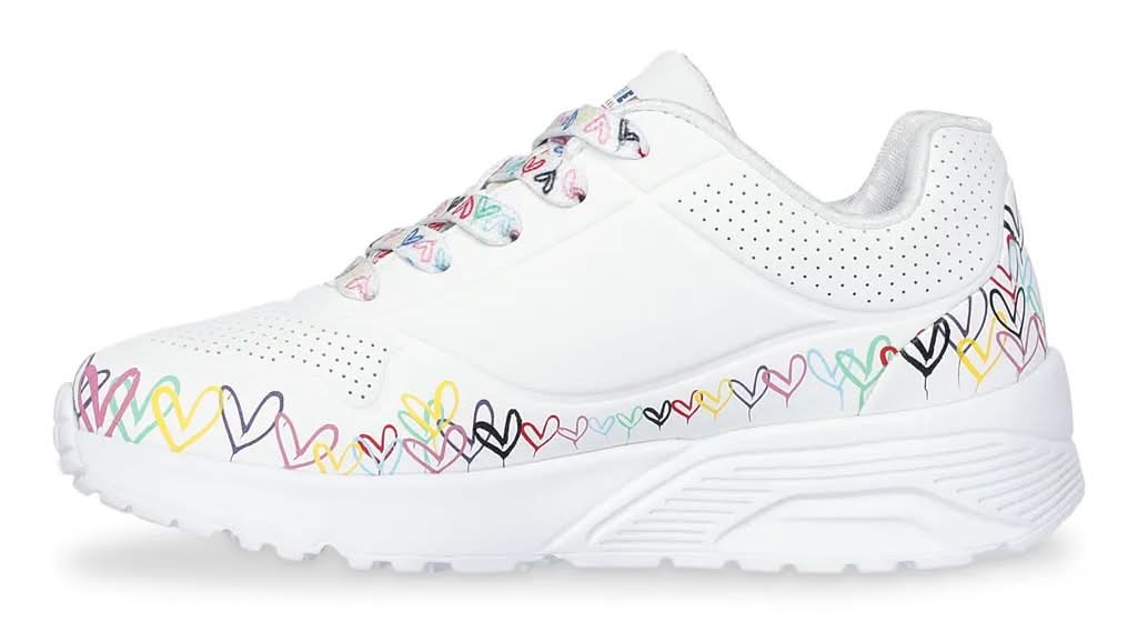 Skechers Kids Uno Lite Heart Daze Sneaker Delivery Near Me | Order