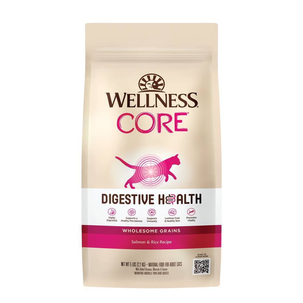 Wellness Core Digestive Health Dry Cat Food (salmon-rice)