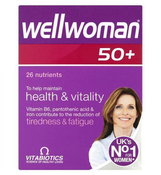 Wellwoman Vitabiotics 50+ 30 Tablets