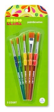 Mondo Llama Paintbrush Set (5 ct)