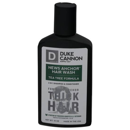 Duke Cannon Supply Co. News Anchor Tea Tree Formula Hair Wash