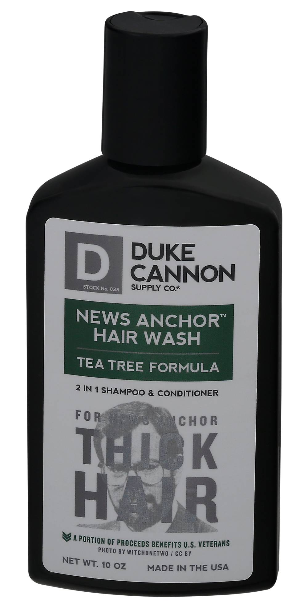 Duke Cannon News Anchor Tea Tree Formula Hair Wash (10 oz)