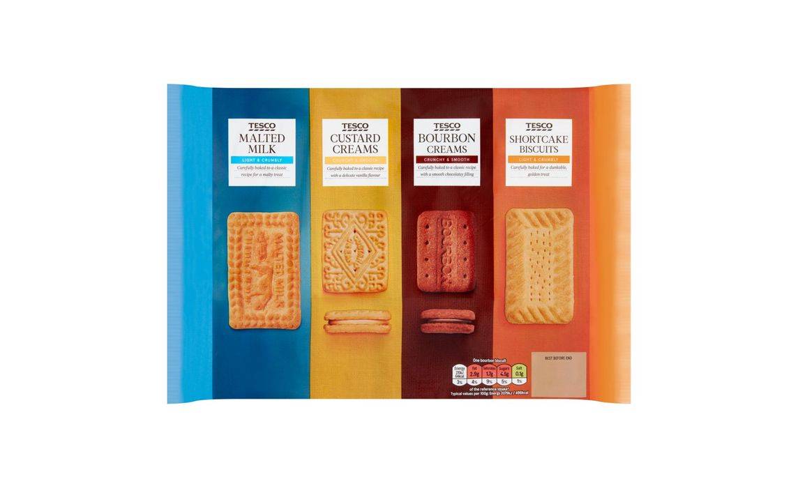 Tesco Variety Pack Biscuits 700g (408065)