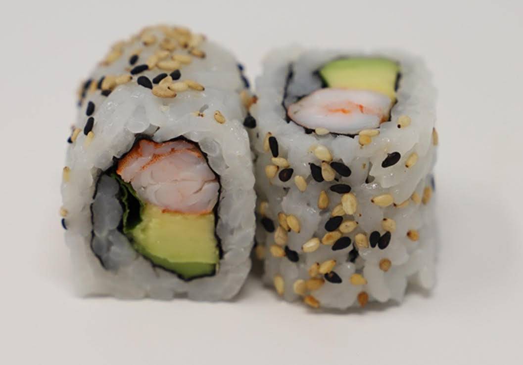 45- California roll crevettes avocat menthe