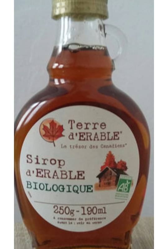 Terre d'Erable - Sirop d'erable bio (250g)