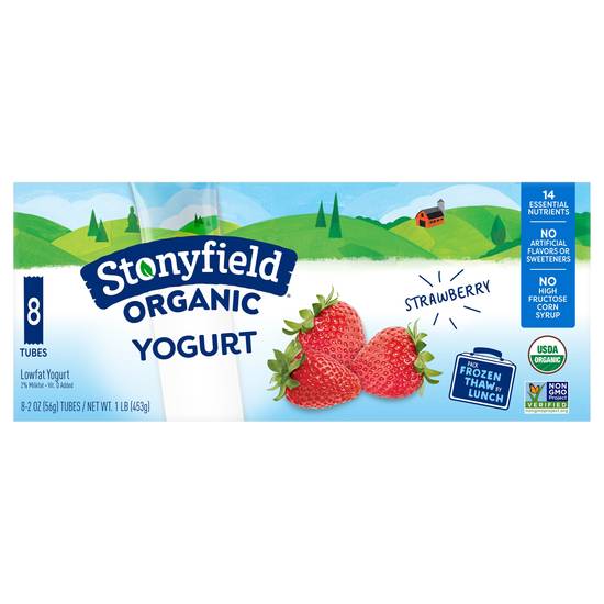 Stonyfield Organic Kids Lowfat Yogurt (strawberry)