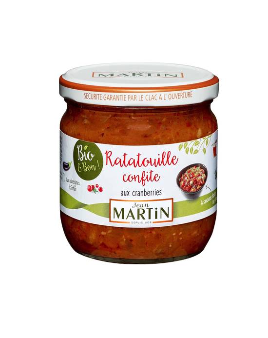 Jean Martin - Ratatouille confite aux cranberries bio