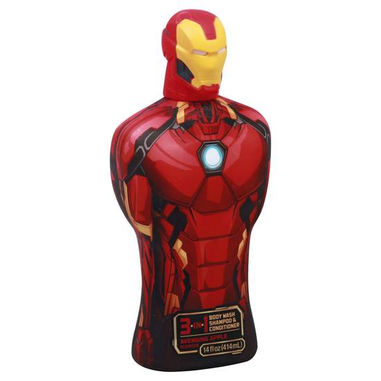 Marvel Avenging Apple 3-in-1 Body Wash Shampoo & Conditioner