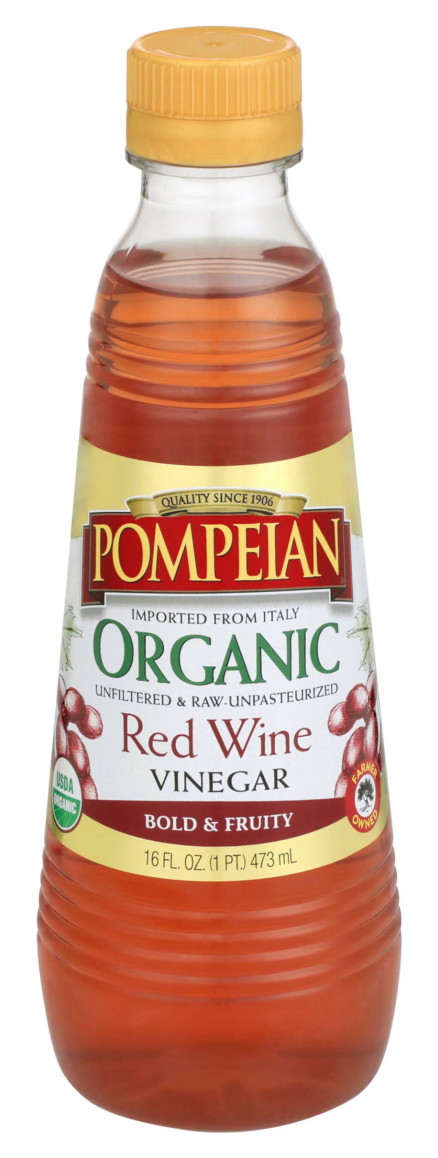Pompeian Unfiltered Organic Red Wine Vinegar (16 fl oz)