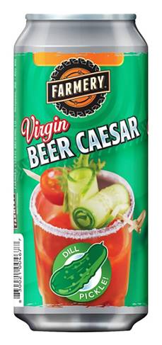 Farmery Non Alcoholic Virgin Beer Caesar Drink, Dill Pickle (473 ml)
