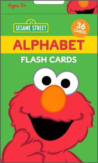 Sesame Street Alphabet Flash Cards Ages 3+ (36 ct)