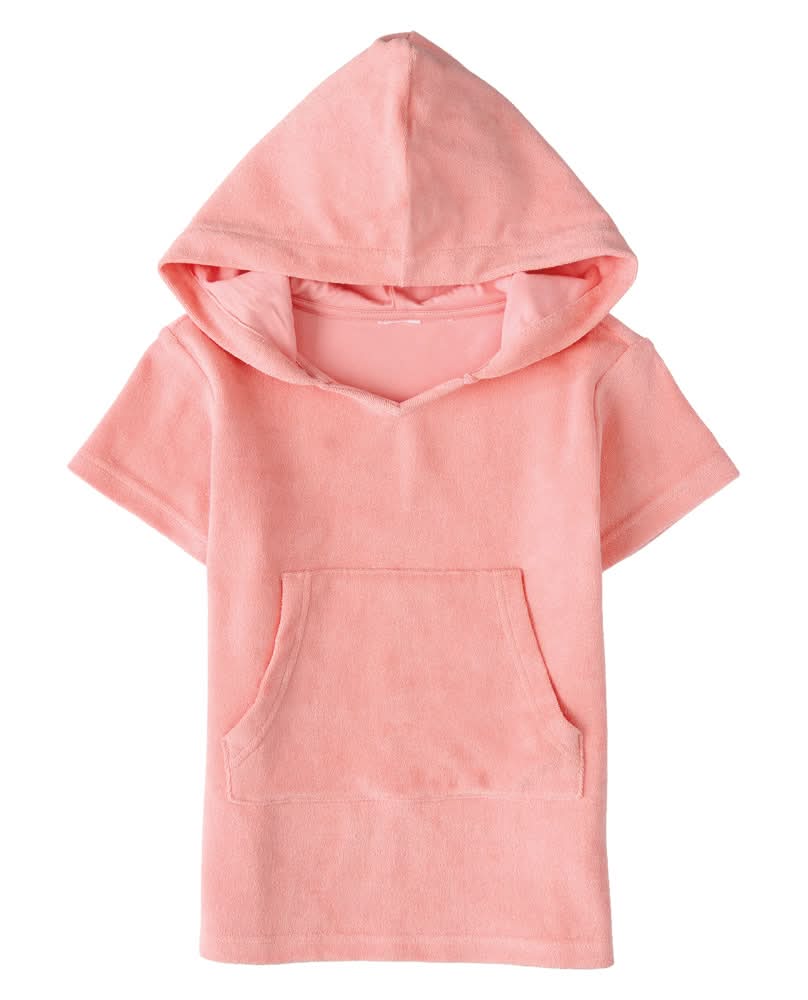 Lily & Dan/ L&D Pink Children's Swim Cover Up, XS