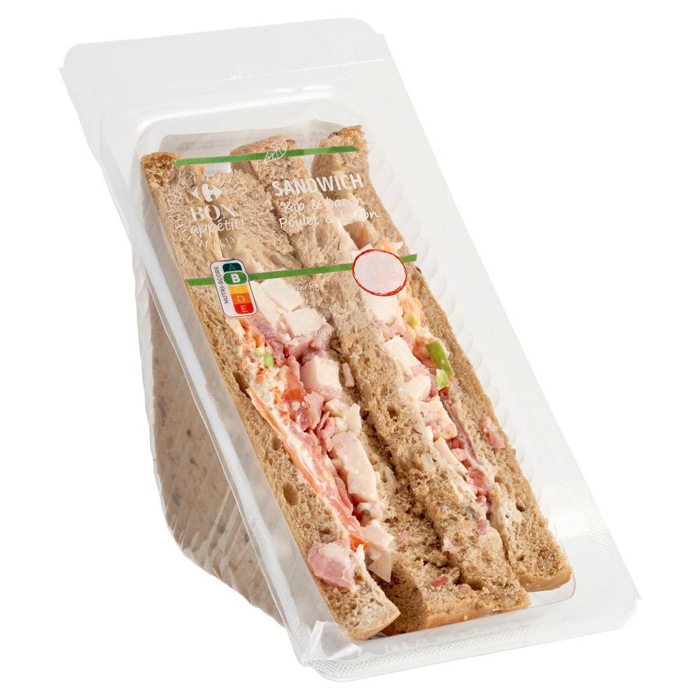 Carrefour Bon Appétit! Sandwich Poulet & Bacon 170 g